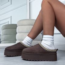 Hnědá nasouvací obuv-323874-02