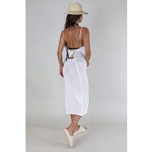 Bílé plážové šaty s vázáním na zádech-270181-05