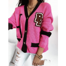 Růžový pletený svetr-263215-01