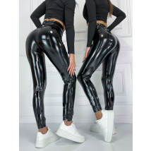 Černé zateplené latexové legíny-278523-02