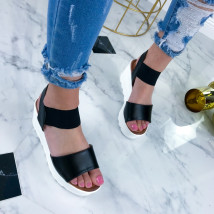 Černé sandále na platformě-208884-01