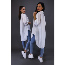 Bílá prodloužená košile-263299-02