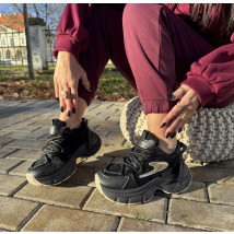 Černé zateplené tenisky-311443-016