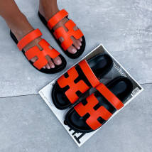 Oranžové pantofle-307336-010