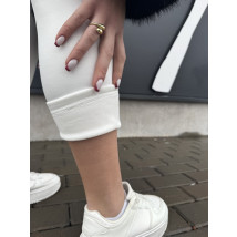 Bílé zateplené legíny-313983-01