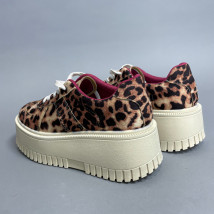 Hnědé tenisky s leopardím vzorem-315930-05