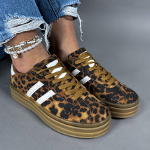 Hnědé tenisky s leopardím vzorem-318452-05