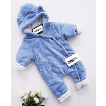 Zimní spací vak s medvědem-tmavě modrý-258566-03
