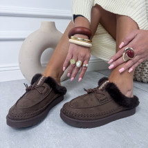 Hnědá nasouvací obuv-323691-06