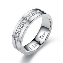 Ocelový prsten I love you-272715-01