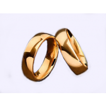 Pozlacený ocelový prsten-213160-03