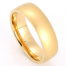 Ocelový pozlacený prsten-272675-01