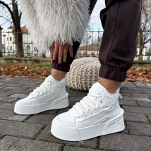 Bílé zateplené kotníkové tenisky-323558-02
