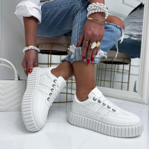 Bílé krajiované tenisky-326295-01