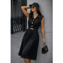 Černé košilové midi šaty-326294-05