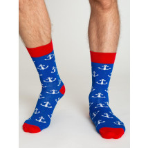 Modré vzorované ponožky-244123-02