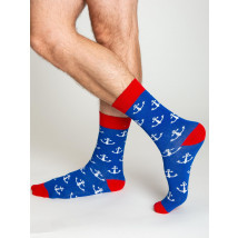 Modré vzorované ponožky-244123-02