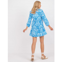 Modré vzorované šaty-268259-09