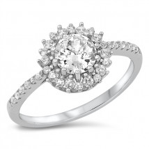 Stříbrný prsten s bílým opálem-253768-05
