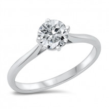 Stříbrný prsten s bílým opálem-253760-05
