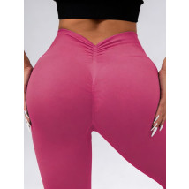 Fuchsiové push-up legíny-324633-03