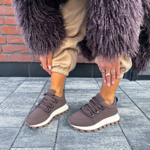 Tmavě hnědé tenisky-323906-06