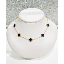 Dámský ocelový pozlacený náhrdelník-281872-03