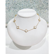 Dámský ocelový pozlacený náhrdelník-281870-01