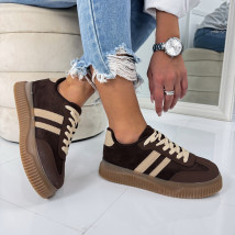 Tmavě hnědé tenisky-324788-01