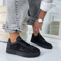 Černé tenisky s kamínky-324900-03