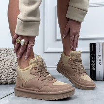 Hnědé zateplené tenisky-324573-015