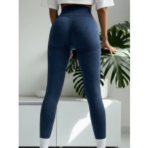 Tmavě modré double push-up legíny-324646-019