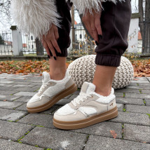 Béžové zatepelené tenisky-323579-03