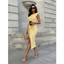Žluté šaty se sponou-326645-01