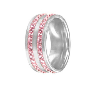 Dámský ocelový prsten