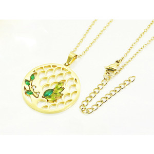 Ocelový náhrdelník s přívěskem