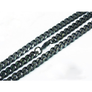 Pánská počerněná ocelová souprava