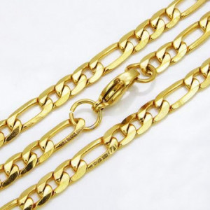 Pozlacená ocelová souprava