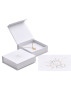 Papírová krabička bílá křtiny