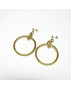 Dámské ocelové náušnice kruhy