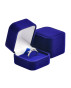 Sametová dárková krabička modrá