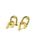Visací pozlacené náušnice