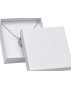 Bílá papírová dárková krabička