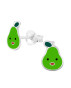 Stříbrné náušnice hruška