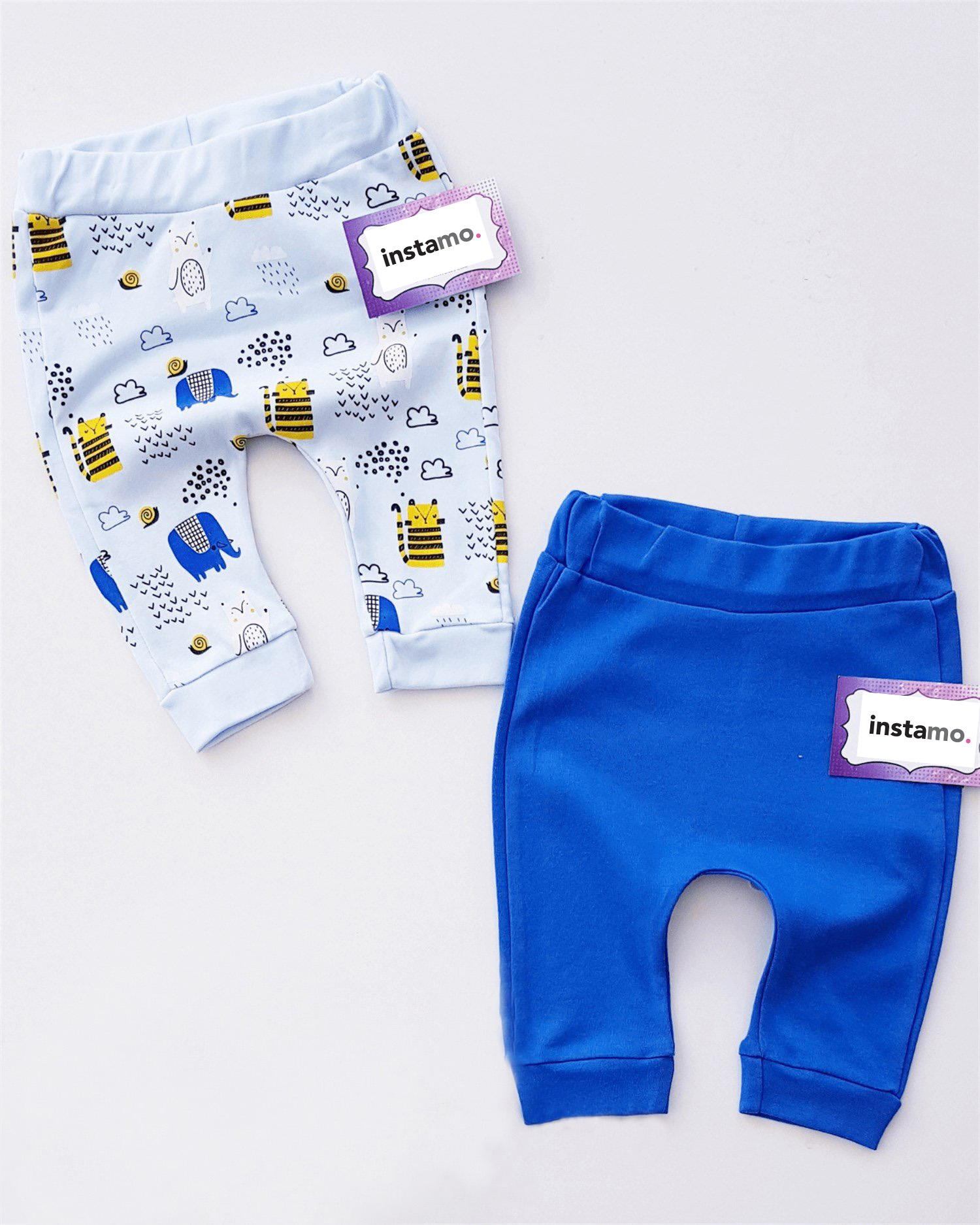 Modré tepláčky balení 2ks