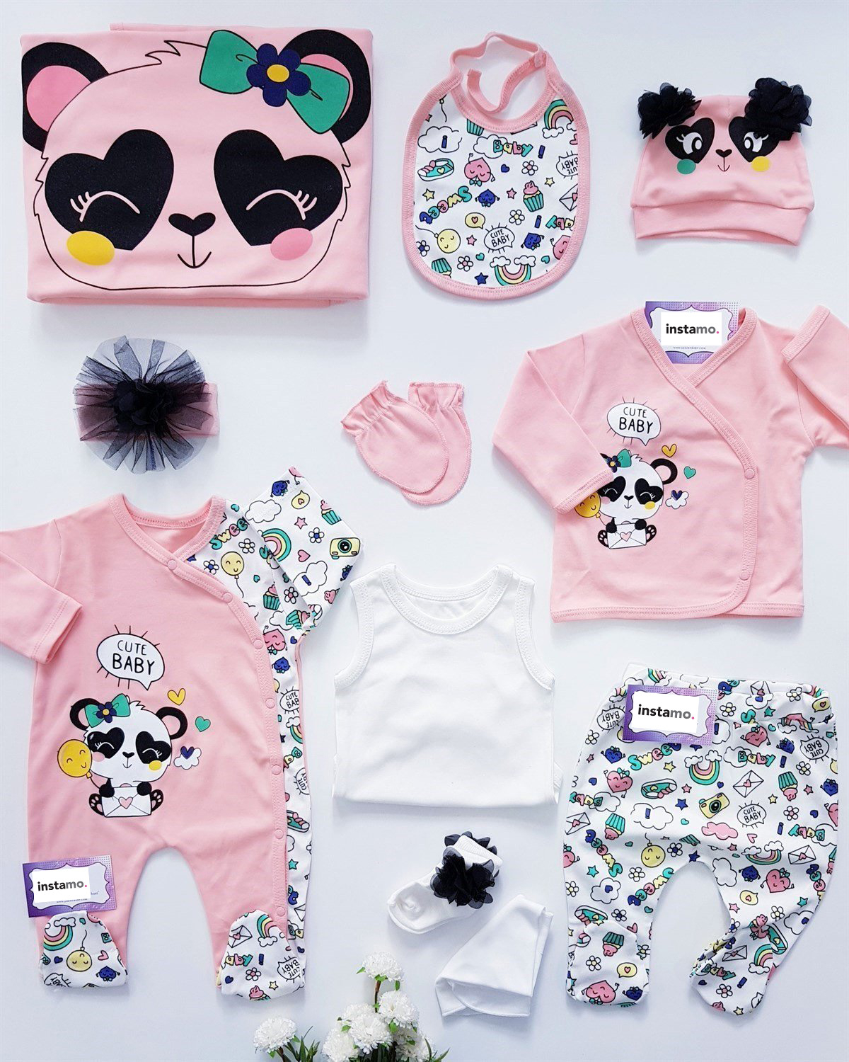 Lososová desetidílná dárková souprava