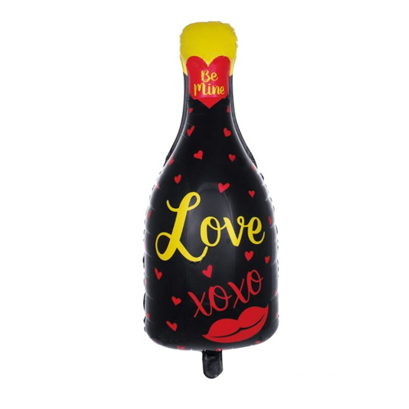 Narozeninový balón ve tvaru láhve LOVE