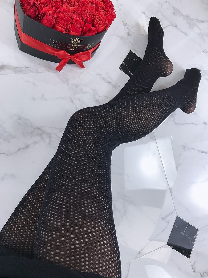 Dámské černé punčošky