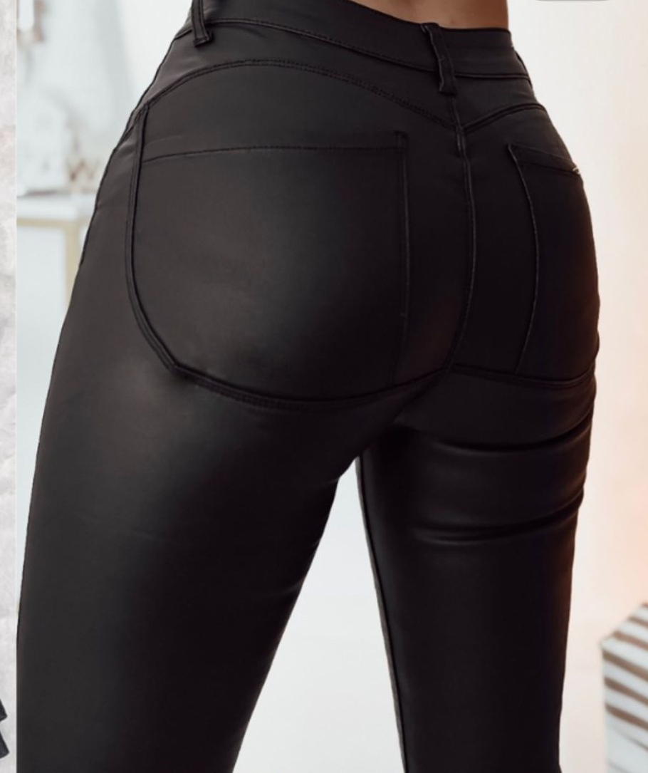 Černé push-up kalhoty