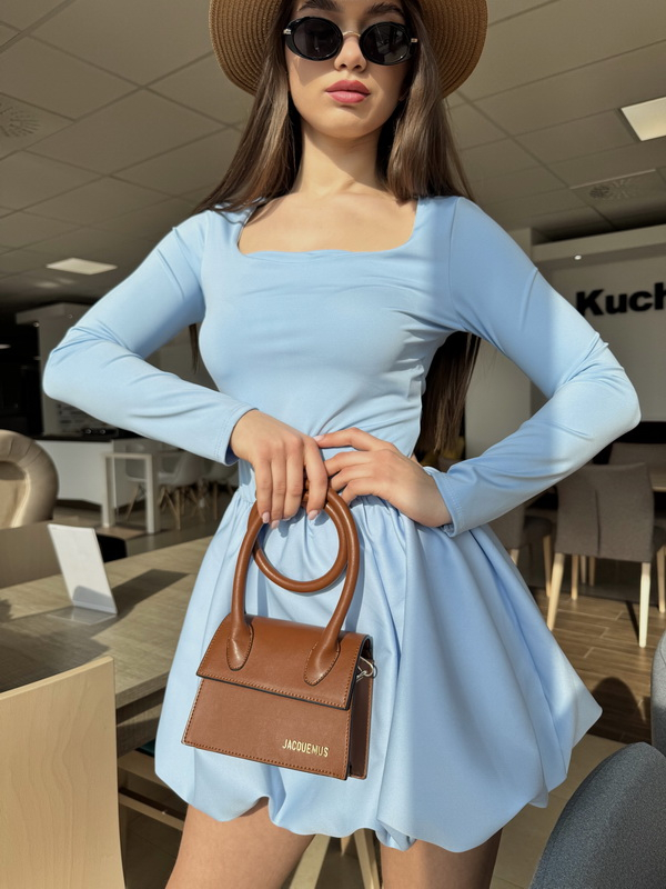 Světle modré  PUFFY šaty